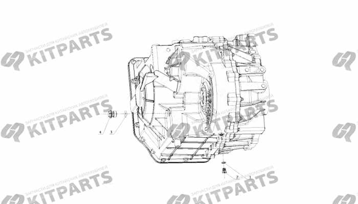 6AT TRANSMISSION CASING 2 Geely