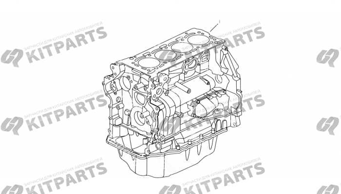 Блок цилиндров в сборе [JLE-4G18TD-B06] Geely Atlas